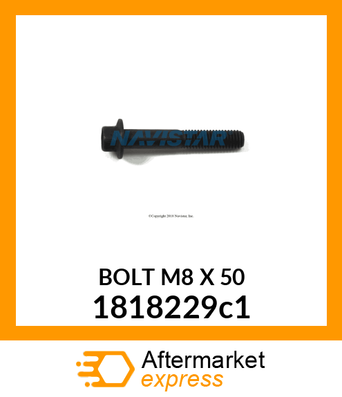 BOLT M8 X 50 1818229c1