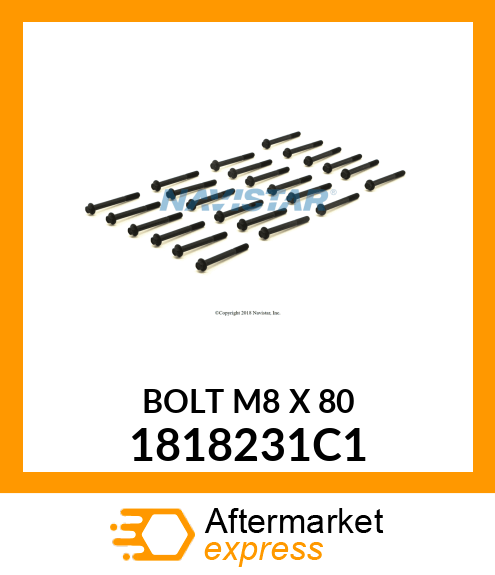 BOLT M8 X 80 1818231C1