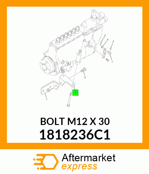 BOLT M12 X 30 1818236C1