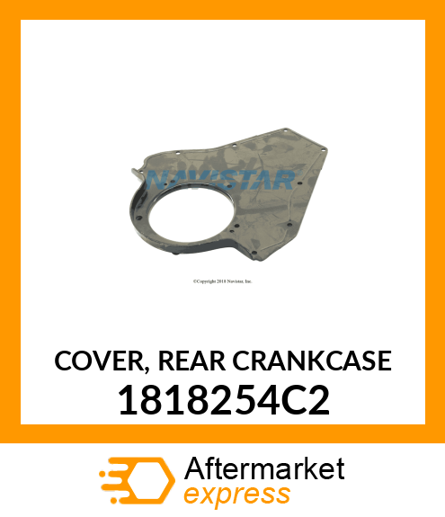 COVER, REAR CRANKCASE 1818254C2