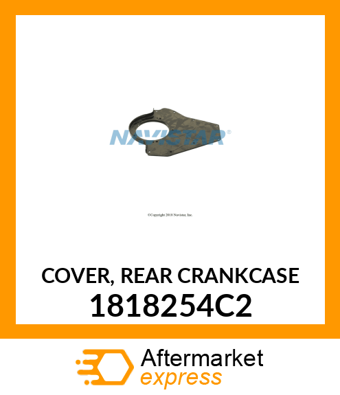 COVER, REAR CRANKCASE 1818254C2