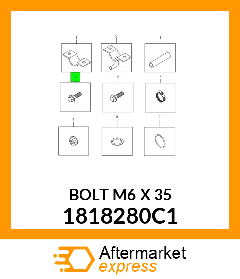 BOLT M6 X 35 1818280C1