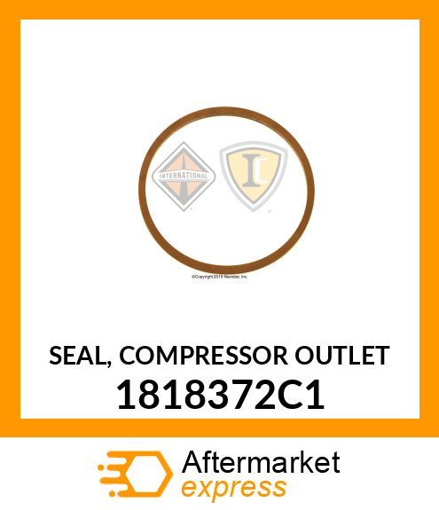 SEAL, COMPRESSOR OUTLET 1818372C1