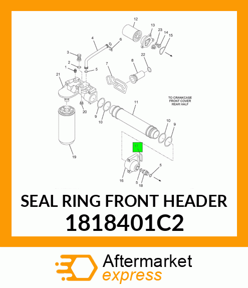 SEAL RING FRONT HEADER 1818401C2