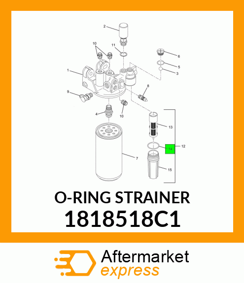 O-RING STRAINER 1818518C1