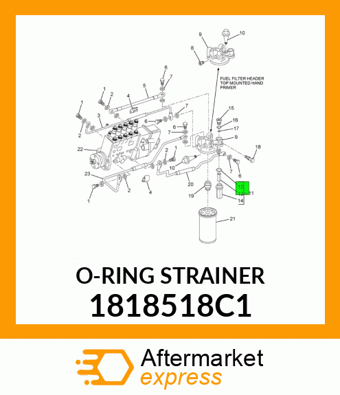 O-RING STRAINER 1818518C1