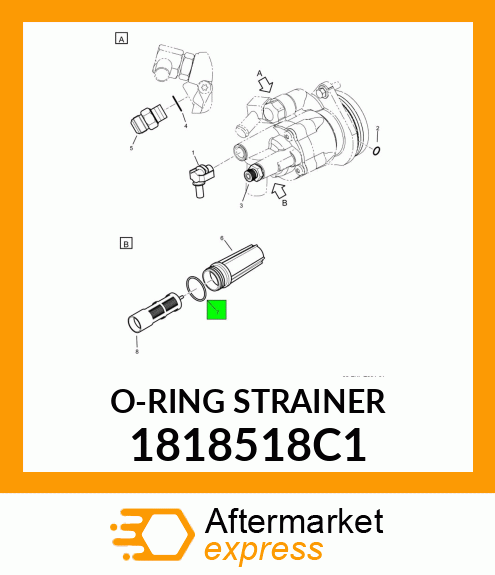 O-RING STRAINER 1818518C1