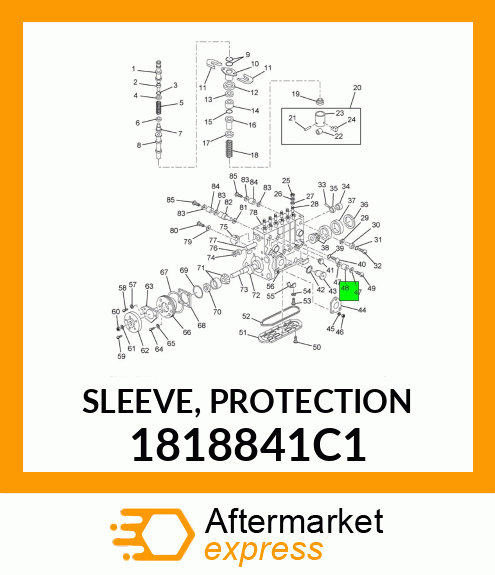 SLEEVE, PROTECTION 1818841C1