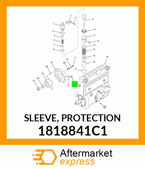 SLEEVE, PROTECTION 1818841C1