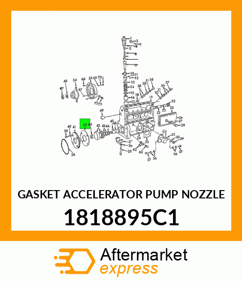 GASKET ACCELERATOR PUMP NOZZLE 1818895C1