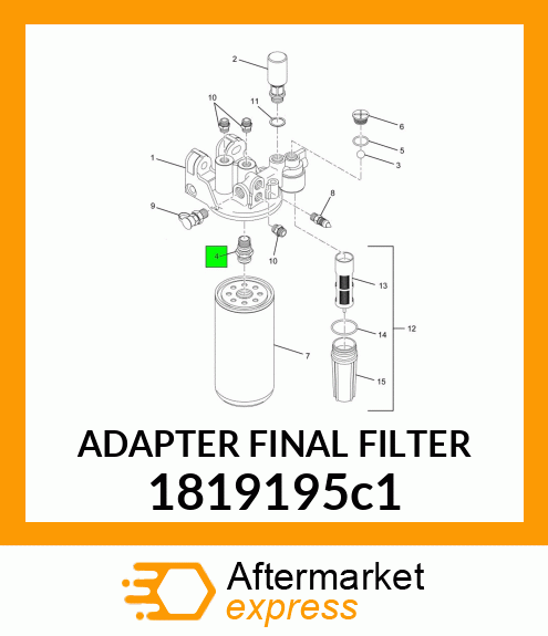 ADAPTER FINAL FILTER 1819195c1