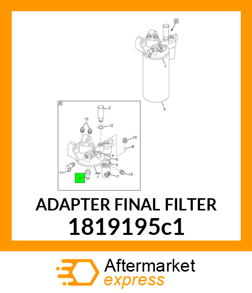 ADAPTER FINAL FILTER 1819195c1