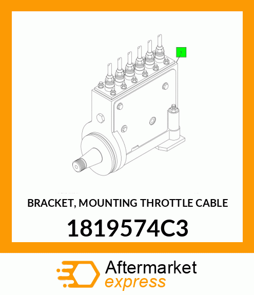 BRACKET, MOUNTING THROTTLE CABLE 1819574C3