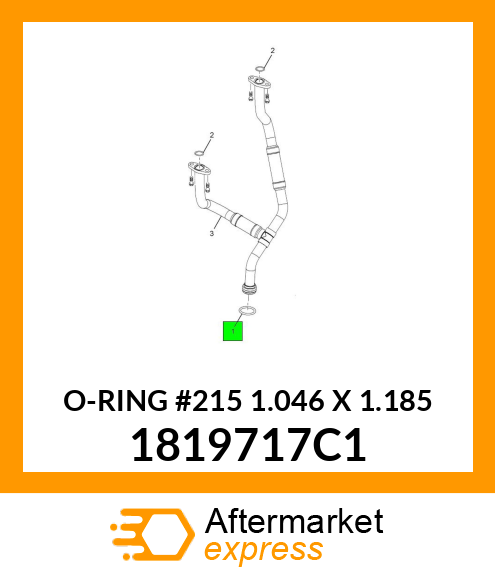 O-RING #215 1.046" X 1.185" 1819717C1