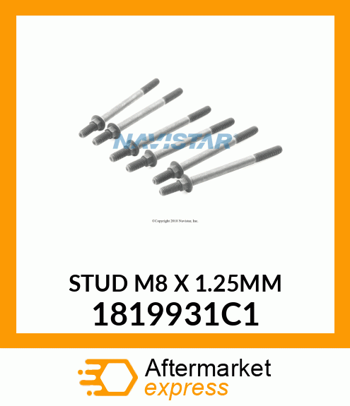 STUD M8 X 1.25MM 1819931C1