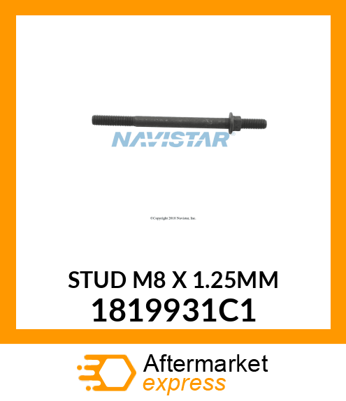 STUD M8 X 1.25MM 1819931C1