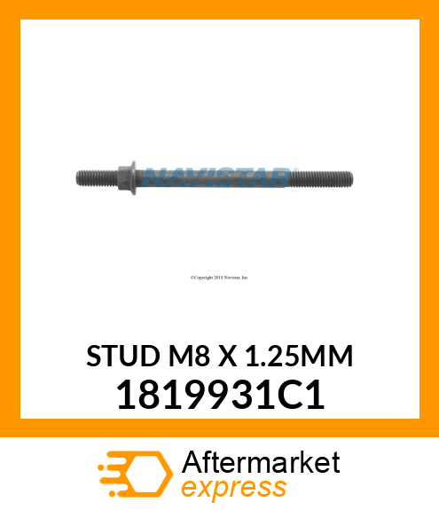 STUD M8 X 1.25MM 1819931C1