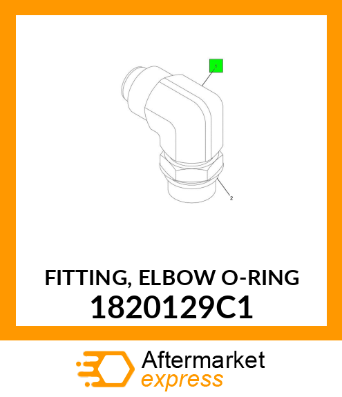 FITTING, ELBOW O-RING 1820129C1