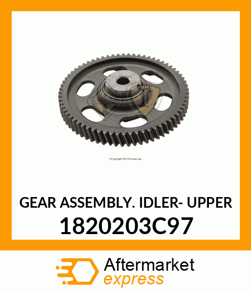 GEAR ASSEMBLY. IDLER- UPPER 1820203C97