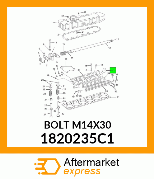 BOLT M14X30 1820235C1