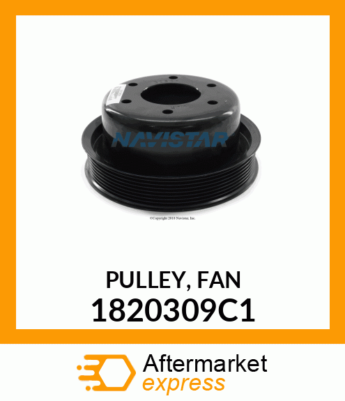 PULLEY, FAN 1820309C1