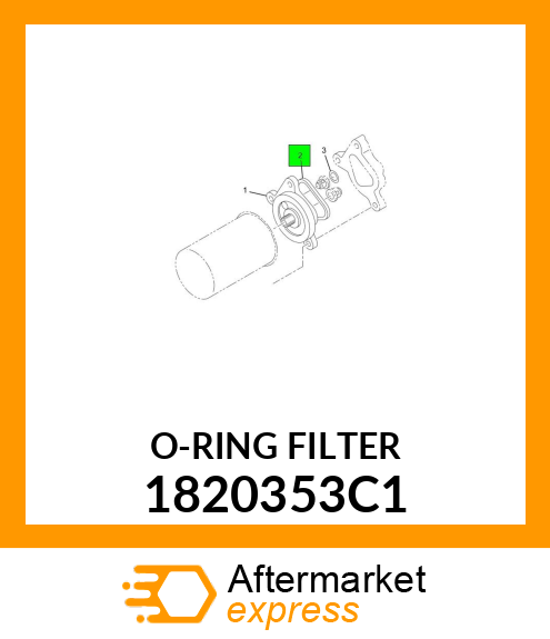 Rectangular Sealing Ring New Aftermarket 1820353C1