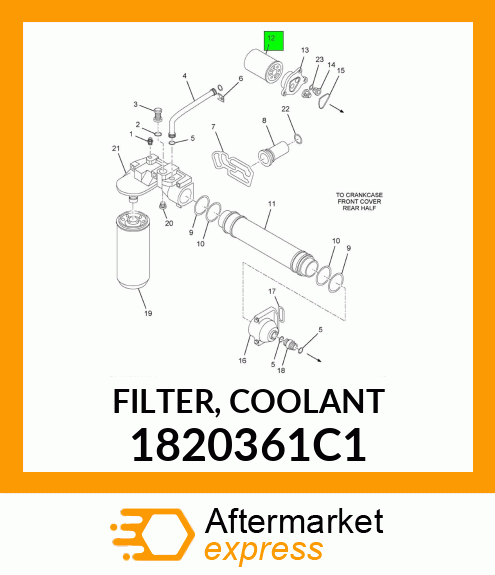 FILTER, COOLANT 1820361C1