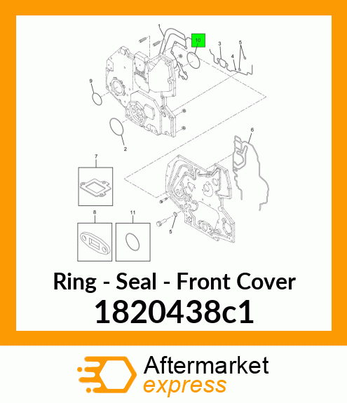 Ring - Seal - Front Cover 1820438c1