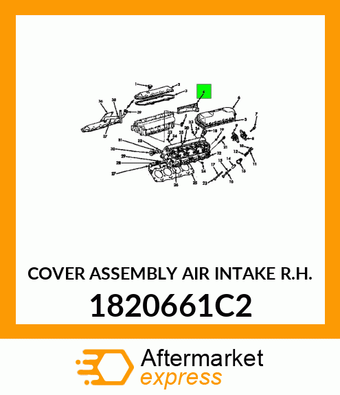 COVER ASSEMBLY AIR INTAKE R.H. 1820661C2