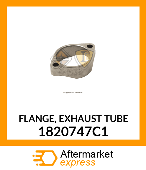 FLANGE, EXHAUST TUBE 1820747C1