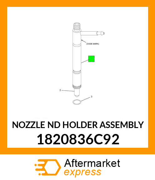 NOZZLE ND HOLDER ASSEMBLY 1820836C92