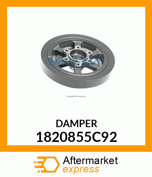 Crankshaft Damper New Aftermarket 1820855C92
