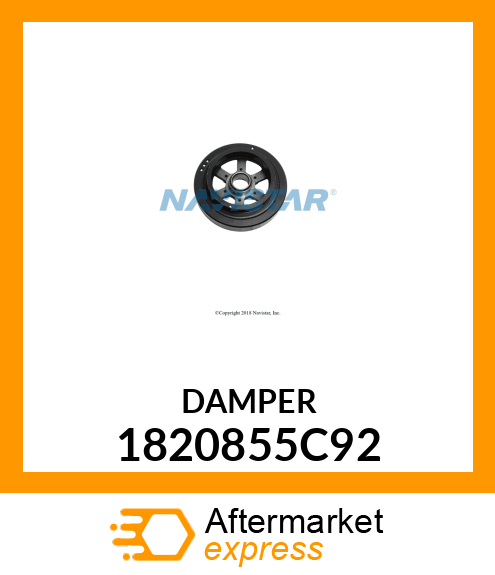 Crankshaft Damper New Aftermarket 1820855C92