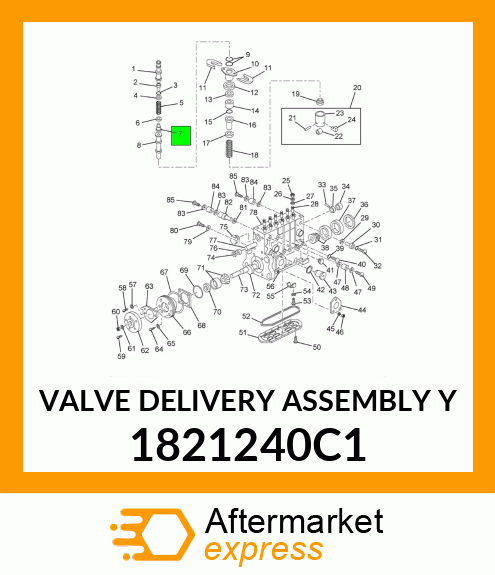 VALVE DELIVERY ASSEMBLY Y 1821240C1