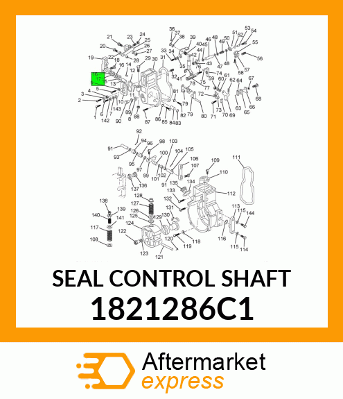 SEAL CONTROL SHAFT 1821286C1
