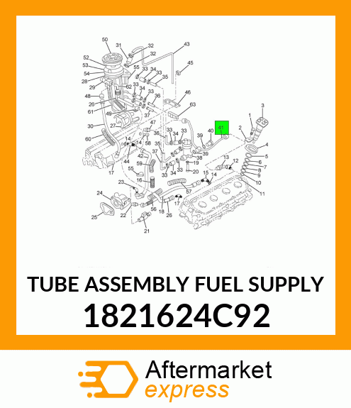 TUBE ASSEMBLY FUEL SUPPLY 1821624C92