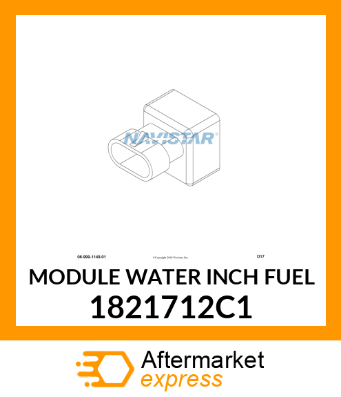 MODULE WATER INCH FUEL 1821712C1