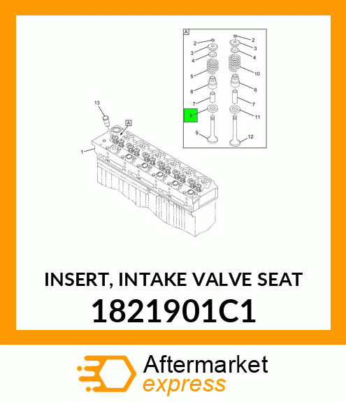 Insert - Valve - Int - 0.002 1821901C1
