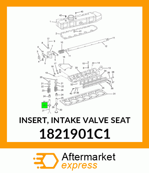 Insert - Valve - Int - 0.002 1821901C1