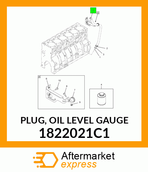 PLUG, OIL LEVEL GAUGE 1822021C1