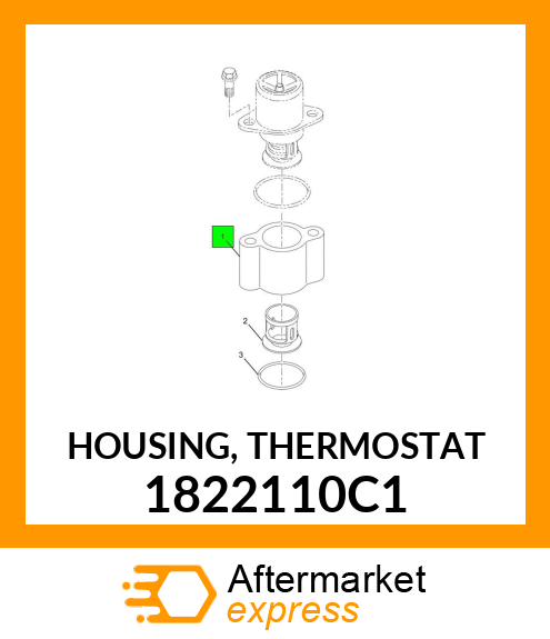 HOUSING, THERMOSTAT 1822110C1