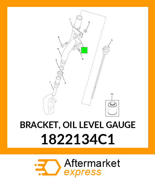 BRACKET, OIL LEVEL GAUGE 1822134C1
