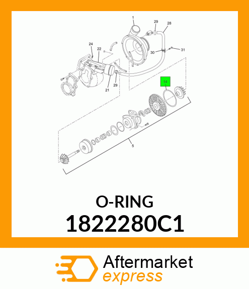 O-RING 1822280C1