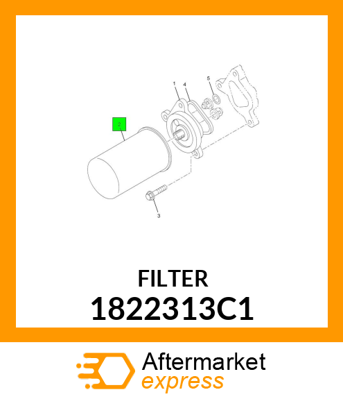 FILTER, COOLANT 1822313C1