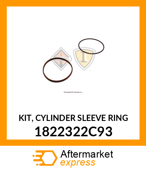 KIT, CYLINDER SLEEVE RING 1822322C93