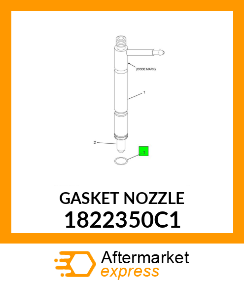 GASKET NOZZLE 1822350C1