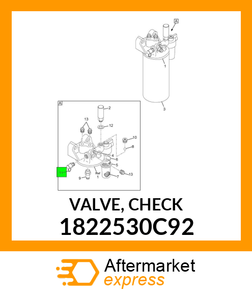 VALVE, CHECK 1822530C92