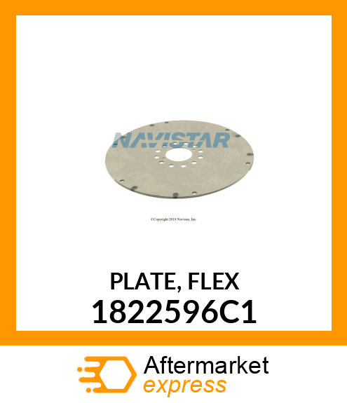 PLATE, FLEX 1822596C1