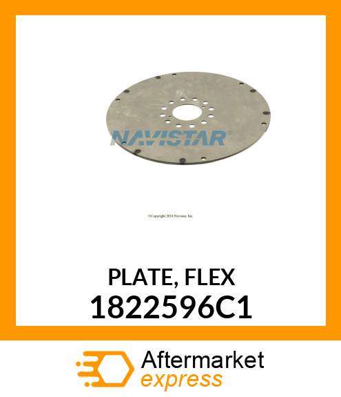 PLATE, FLEX 1822596C1