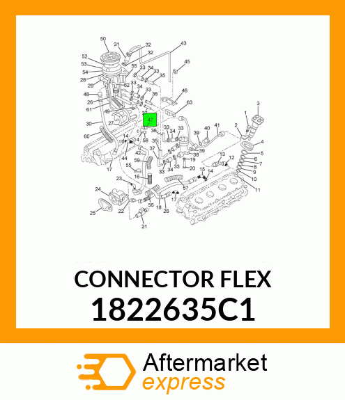 CONNECTOR FLEX 1822635C1